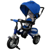 Noname Szülőkaros tricikli, felfújható kerekű tricikli, kék