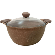 Nonbrand 10 darabos edénykészlet OMS-Granite, alumínium, barna edény