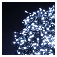 Nonbrand 200LED karácsonyfa izzósor, fényfüzér, 12m, Hideg fehér karácsonyfa izzósor