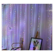 Nonbrand 3x3 m-es LED fényfüggöny RGB / CL-SL002-RGB karácsonyfa izzósor
