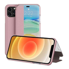 Nonbrand APPLE iPhone 12 mini, View Window ablakos mobiltok, Rose Gold tok és táska
