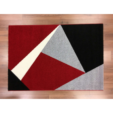 Nonbrand Barcelona 198 piros-fekete geometriai mintás szőnyeg 160x230 cm lakástextília