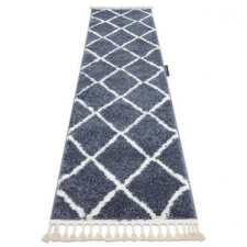 Nonbrand Berber Cross Geometrikus Futószőnyeg - Szürke - 70x250 cm lakástextília