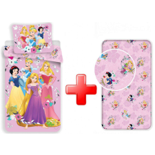 Nonbrand Disney Hercegnők Royal ágyneműhuzat és gumis lepedő szett lakástextília
