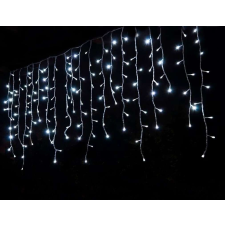 Nonbrand Fényfüzér , 180LED jégcsap, Hideg fehér karácsonyfa izzósor