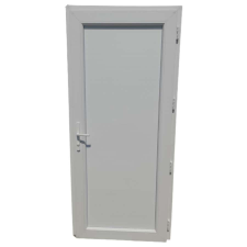 Nonbrand Flat Műanyag ajtó , fehér, 98x198 , jobbos nyílászáró