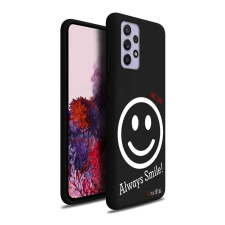 Nonbrand Graffiti Always Smile! Samsung Galaxy A72/A72 5G Szilikon Tok tok és táska