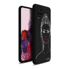 Nonbrand Graffiti Samsung Galaxy A12 Szilikon Tok - Női Arckép tok és táska