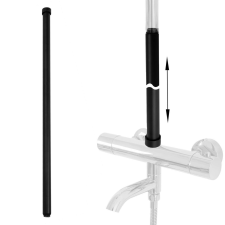Nonbrand Hosszabbító kád-zuhany szetthez BLACK 60cm csaptelep