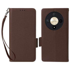 Nonbrand Huawei Honor Magic6 Lite, X9b, Wallet notesz mobiltok, Barna tok és táska