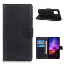 Nonbrand HUAWEI P smart (2021), Y7a, WALLET notesz mobiltok, Fekete tok és táska