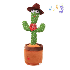 Nonbrand Interaktív táncló Kaktusz - Cowboy, Zöld elektronikus játék