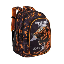 Nonbrand Iskolai hátizsák, Tigris modell, 32x26x43cm, fekete narancssárga színben iskolatáska