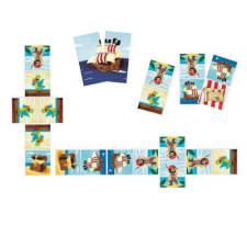 Nonbrand Kalózos Dominó képkirakó kreatív és készségfejlesztő