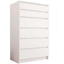 Nonbrand Komód 6 fiókos R6 - fehér bútor