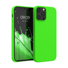 Nonbrand kwmobile iPhone 12 Pro Max Szilikon Tok - Lime Zöld tok és táska