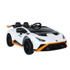Nonbrand Lamborghini STO DRIFT fehér elektromos kisautó 15523 elektromos járgány
