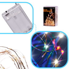 Nonbrand LED dekoratív drót lámpák 10m 100LED több színű karácsonyfa izzósor