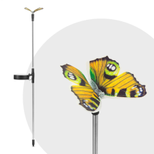 Nonbrand LED-es szolár pillangó - hidegfehér - 65 cm - 4 féle - 11387C kültéri világítás