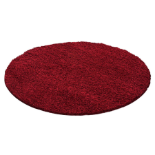Nonbrand LIFE Kerek Szőnyeg - 200x200 cm, Piros lakástextília