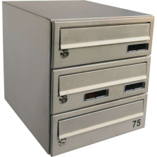 Nonbrand M30 Moduláris Rozsdamentes Acél Postaláda - 8 rekeszes postaláda