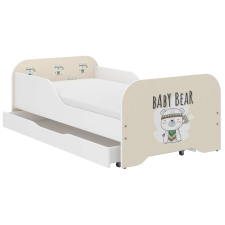 Nonbrand MIKI gyerekágy 160x80cm matraccal és ágyneműtartóval - baby bear ágy és ágykellék
