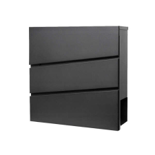 Nonbrand Modern stílusú postaláda 37x37x10,5 cm - Antracit szürke postaláda