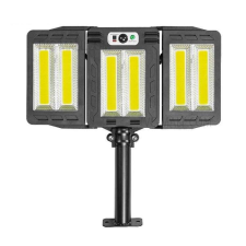 Nonbrand Napelemes tripla LED reflektor mozgásérzékelővel, távirányítóval - W785-786 (BBV) kültéri világítás
