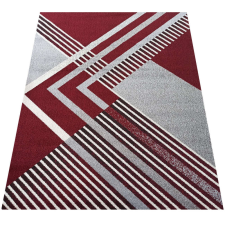 Nonbrand Otto 03 Modern Szőnyeg - Szürke-Bordó - 200x290 cm lakástextília