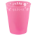 Nonbrand Pink, Rózsaszín micro prémium műanyag pohár 250 ml