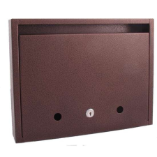 Nonbrand Postaláda fekvő LÉPCSŐHÁZI felnyíló (35x27cm) barna 3490110 postaláda