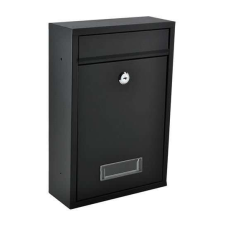Nonbrand Postaláda kulccsal - fekete postaláda