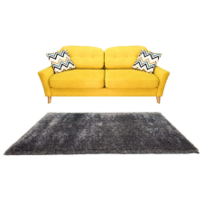 Nonbrand Puffy Shaggy Szőnyeg - Antracit - 160x220 cm lakástextília