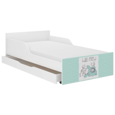 Nonbrand PUFI gyerekágy 180x90 matraccal, ágyneműtartó nélkül - barátok ágy és ágykellék