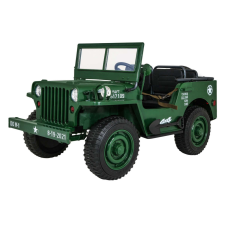 Nonbrand Retro katonai Jeep autó 4x4 24V 3 személyes elektromos járgány