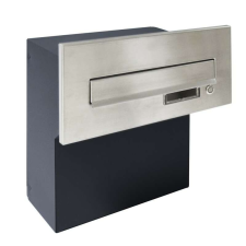 Nonbrand S9 T beépíthető postaláda rozsdamentes + RAL7016 postaláda