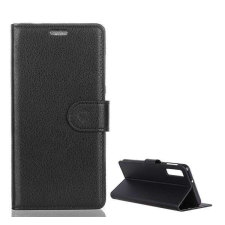 Nonbrand Samsung Galaxy A7 (2018) (SM-A750), Wallet notesz mobiltok, Fekete tok és táska