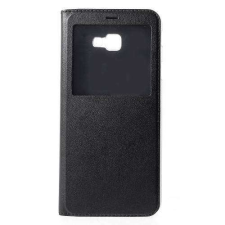 Nonbrand Samsung Galaxy J4+ Ablakos Flip Tok - Fekete tok és táska