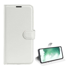 Nonbrand SAMSUNG Galaxy S23 Plus (SM-S916), WALLET notesz mobiltok, Fehér tok és táska