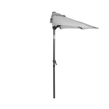 Nonbrand Siesta Napernyő félkör alakú 94cm - világosszürke kerti bútor