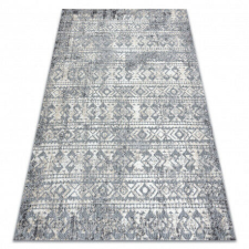 Nonbrand SOLE D3732 Aztec Lapos Szőnyeg - Szürke/Bézs - 200x290 cm lakástextília