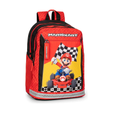 Nonbrand Super Mario iskolai hátizsák Mariokart Red iskolatáska
