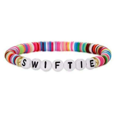 Nonbrand Színes Taylor Swift "Swiftie" karkötő testékszer