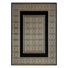 Nonbrand Szőnyeg MOSSE GREEK 2 fekete 120x170 lakástextília