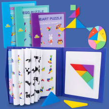Nonbrand Tangram puzzle - mágneses - jigsaw kreatív és készségfejlesztő