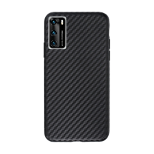 Nonbrand Telefontok Huawei P40 - SLIM CARBON fekete szilikon tok tok és táska
