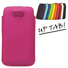 Nonbrand UP TAB! PU bőrtok - álló, kihúzó pánt - RÓZSASZÍN tablet tok