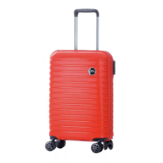 Nonbrand Vanille kis méretű piros bőrönd, 52cmx38cmx22cm-keményfalú