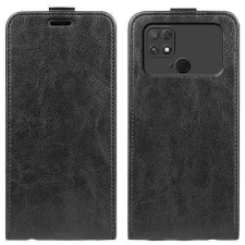 Nonbrand Xiaomi Poco C40 Flip Tok - Lefelé Nyíló - Fekete tok és táska