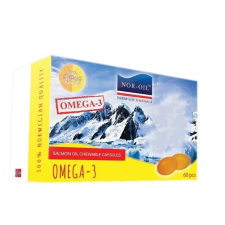 Nor-Oil lazacolaj rágókapszula felnőtteknek 60db rágóka